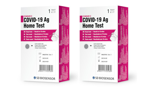 Экспресс-тест SD Biosensor Standard Q Covid-19 Ag Home (2 шт.)