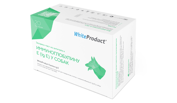 Экспресс-тесты White Product Canine IgE (20 шт.)