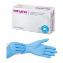 Перчатки медицинские WHITE PRODUCT голубые, размер XL - 1