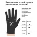 Перчатки медицинские WHITE PRODUCT размер M, черные - 3