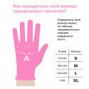 Перчатки медицинские WHITE PRODUCT размер S, розовые - 3
